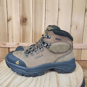 Vasque Wasatch GTX Hiking Boots Womens 9 Brown Leather Vibram Waterproof Ankle